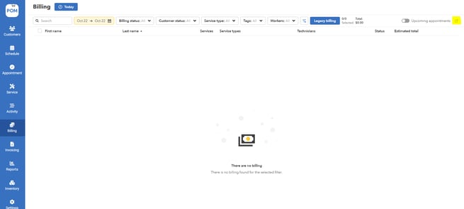 BILLING EXPORT